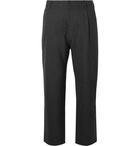 Studio Nicholson - Bruno Pleated Mélange Wool Trousers - Men - Gray