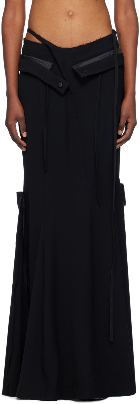 【関税込み】Ottolinger ネイビー Mermaid Suit マキシスカート Navy Mermaid Suit Maxi Skirt by Ottolinger on Sale