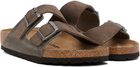 Birkenstock Gray Regular Arizona Sandals