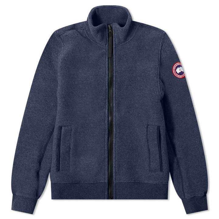 Photo: Canada Goose Men's Lawson Fleece Jacket in Atlantic Navy