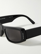 Balenciaga - Rectangular-Frame Acetate Sunglasses