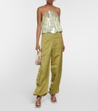 Dorothee Schumacher Glittering Nights sequined halterneck top