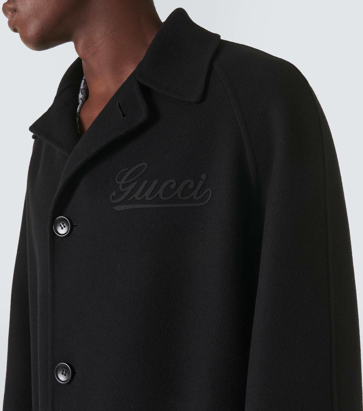 Gucci Gucci Script wool and cashmere coat Gucci