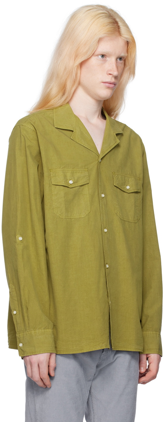 Officine Générale Khaki Eric Shirt Officine Generale