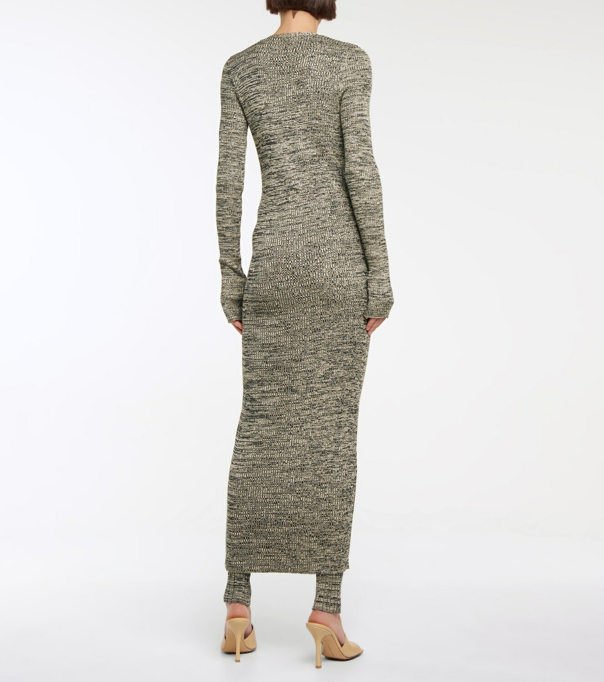 Petar Petrov Erica ribbed-knit silk maxi dress