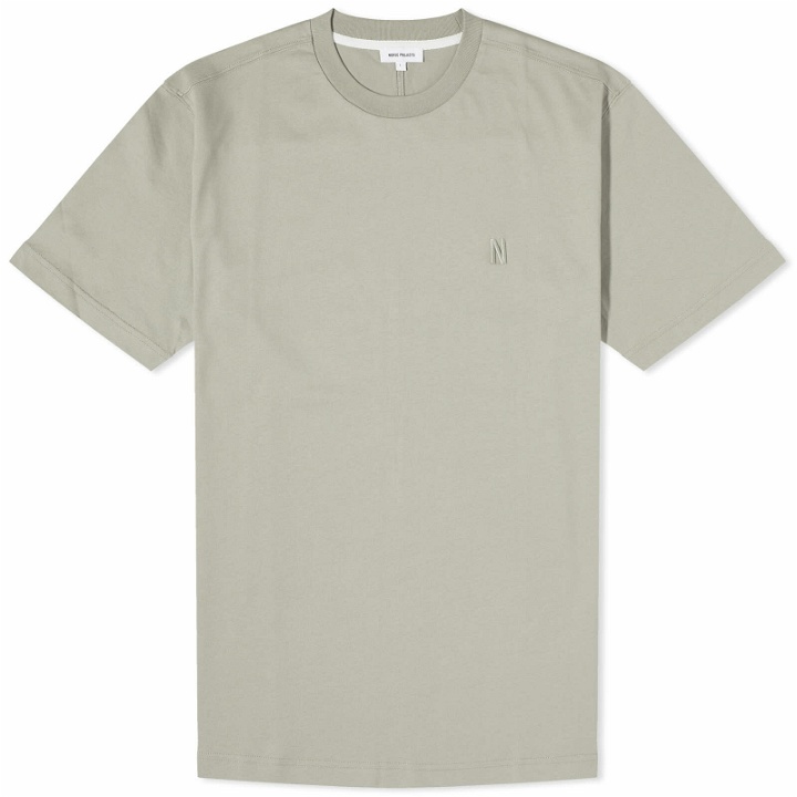 Photo: Norse Projects Men's Johannes N Logo T-Shirt in Sand