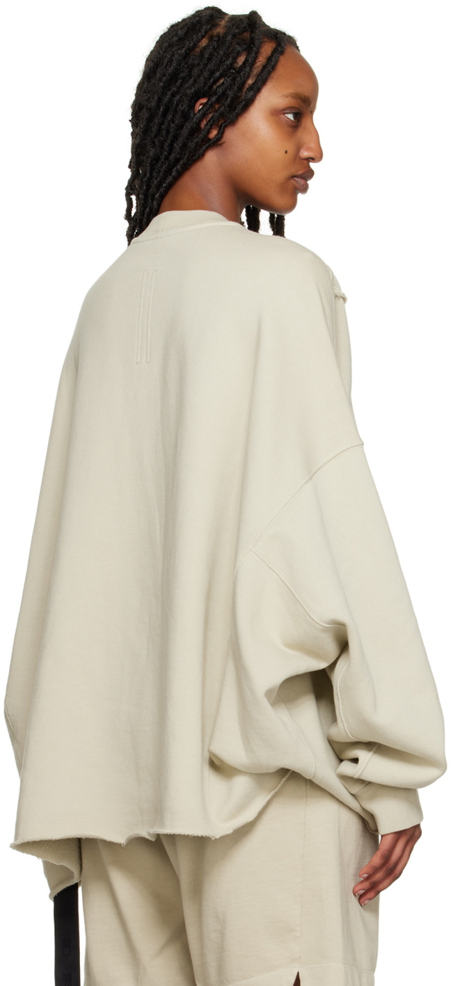 Rick Owens DRKSHDW Crater T Sweat Shirts Off-White Crater