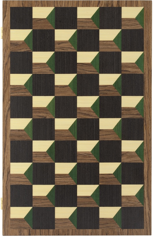 Photo: L'OBJET Brown Matis Backgammon Set