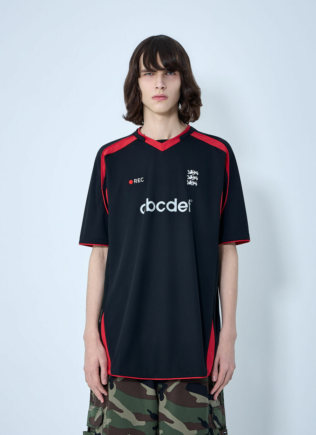 VETEMENTS Alphabet Football Jersey T-Shirt