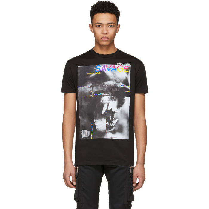 Men's 'd2 Goth Iron' T-shirt by Dsquared2