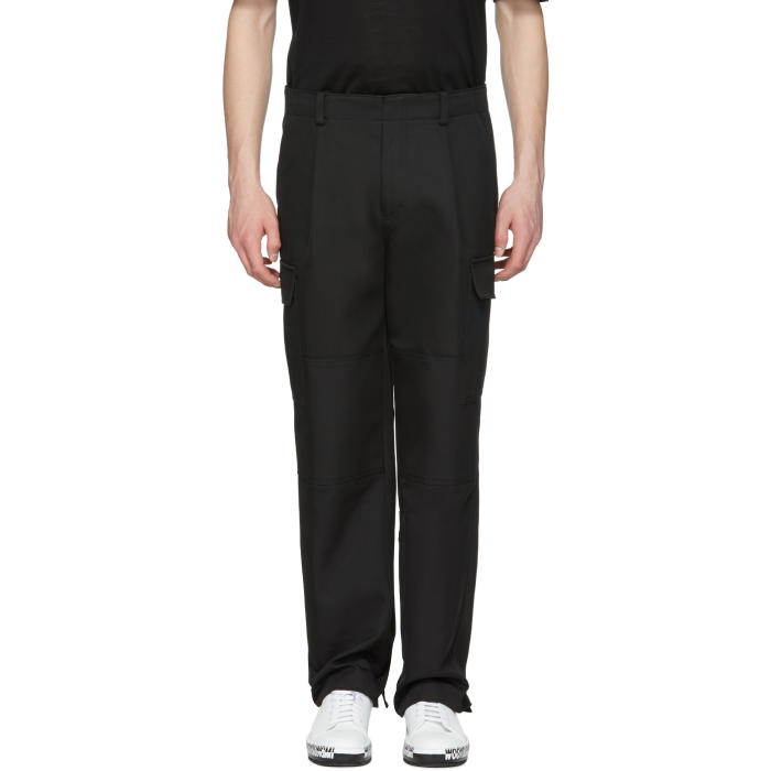 Photo: Wooyoungmi Black Oversized Cargo Pants