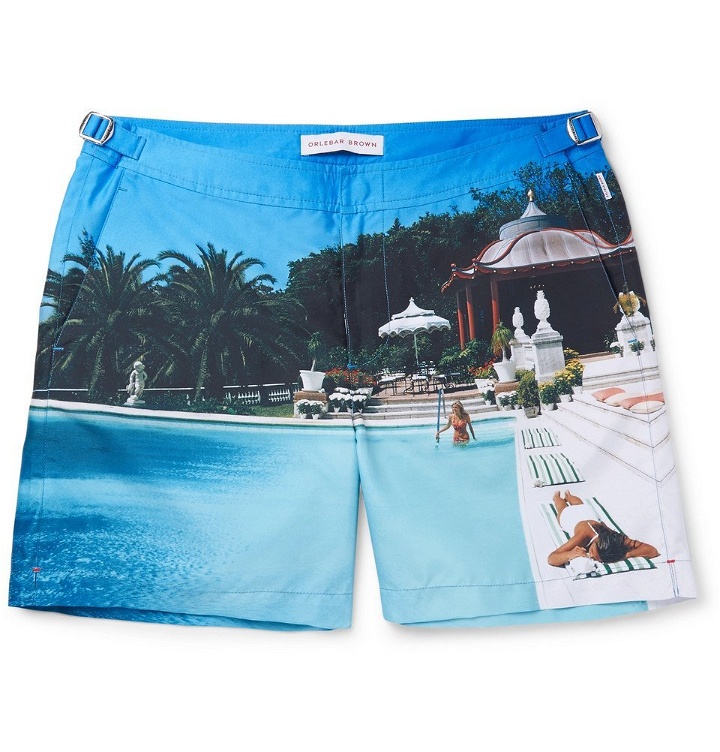 Photo: Orlebar Brown - Bulldog Mid-Length Printed Swim Shorts - Men - Multi