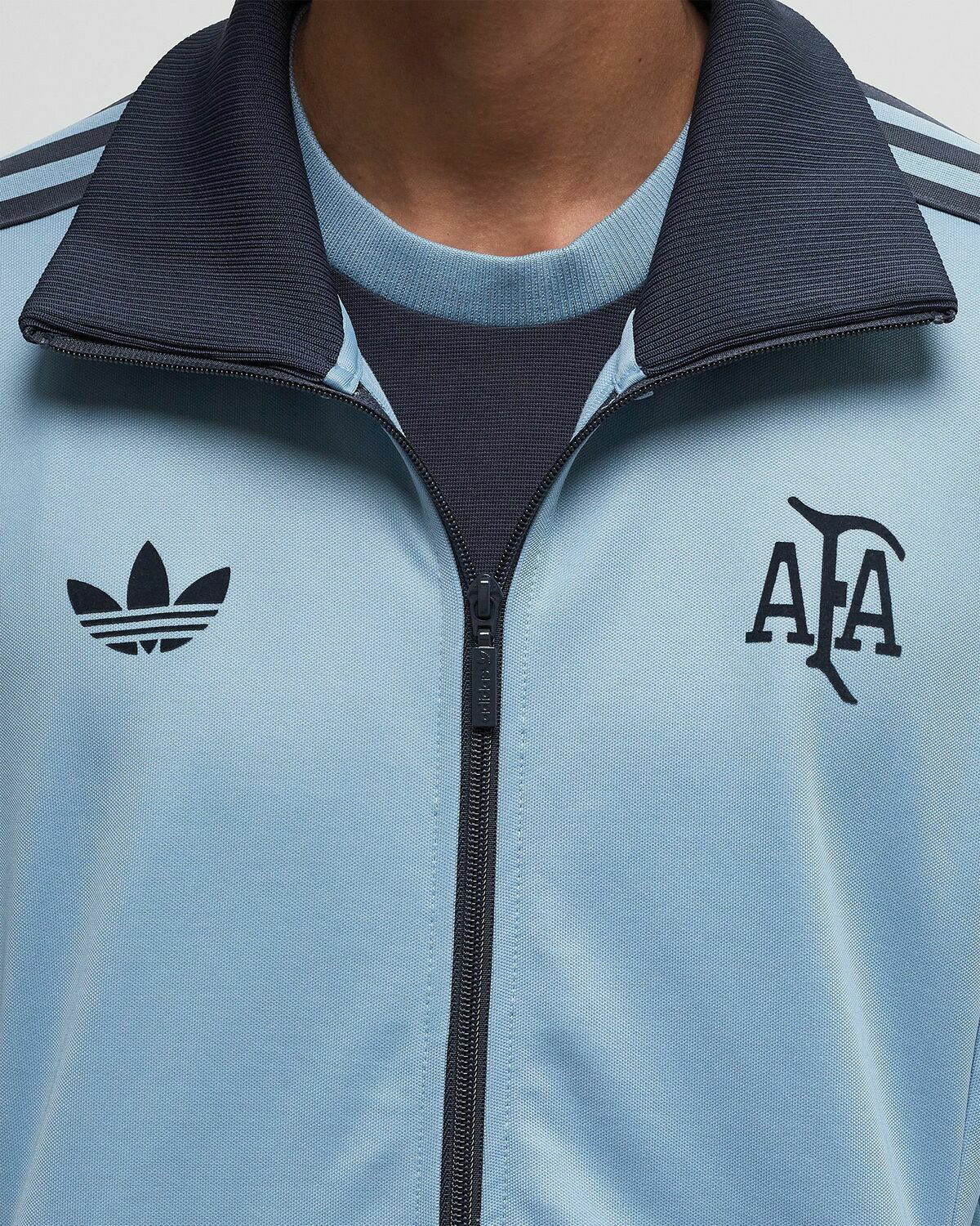 Adidas Argentina 50th Anniversary Men's Track Top Blue Mens