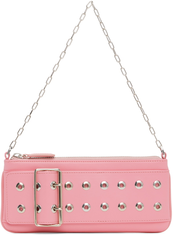 Photo: Abra Pink Flat Belt Shoulder Bag