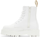 Dr. Martens White Jadon II Mono Boots