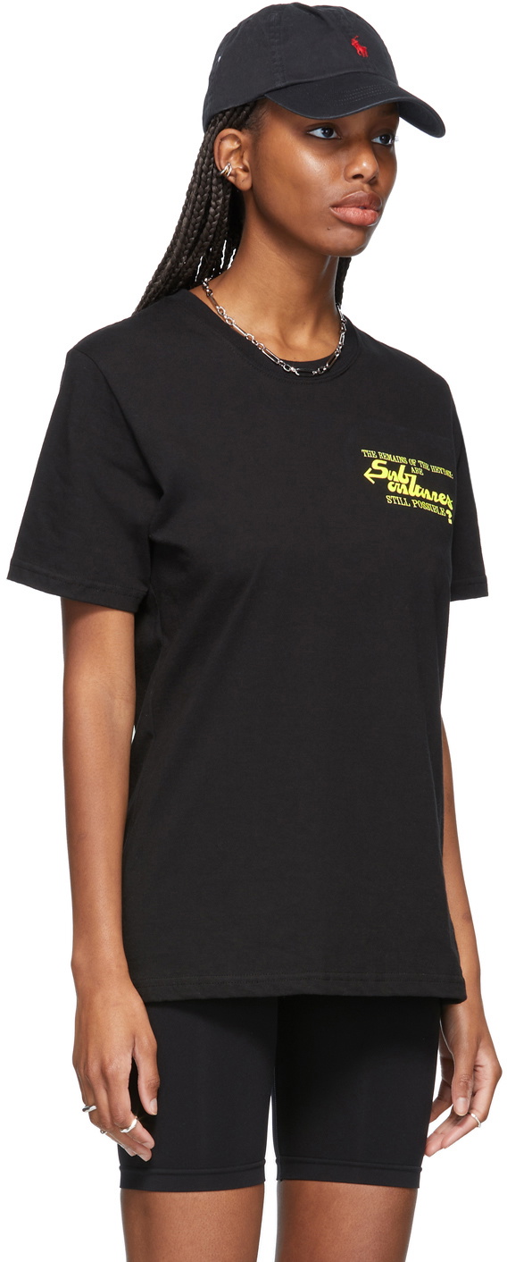 SSENSE WORKS SSENSE Exclusive Black Puzzle ‘Subcultures’ T-Shirt