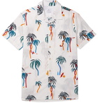 PS by Paul Smith - Camp-Collar Printed Cotton-Poplin Shirt - Men - White