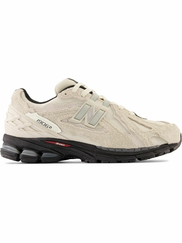 Photo: New Balance - 1906 Protection Pack Brushed-Suede and Mesh Sneakers - White