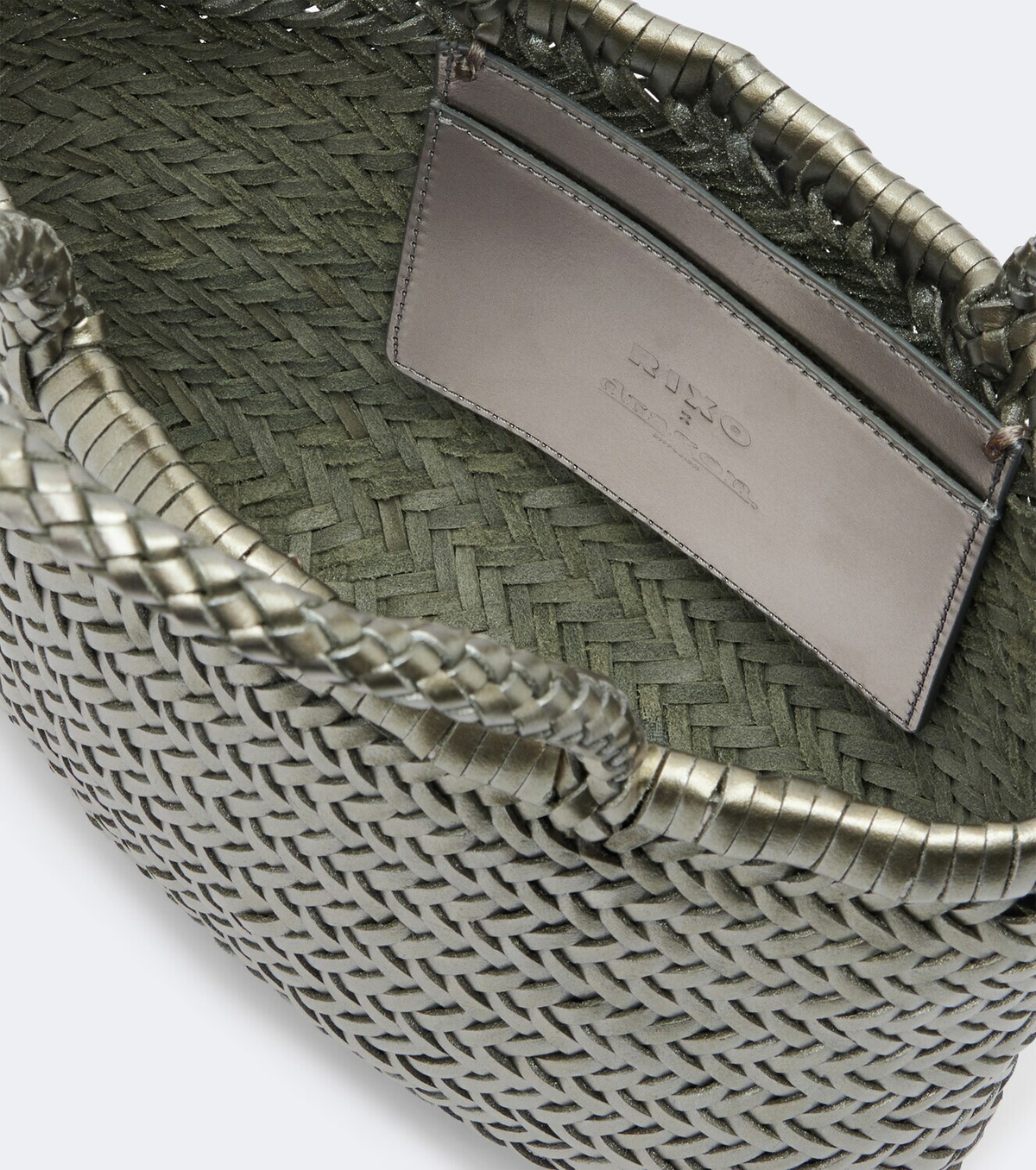 Rixo x Dragon Diffusion Lysia leather top-handle bag