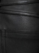 ALEXANDER WANG - Leather Mini Skort W/ Buckle Belt