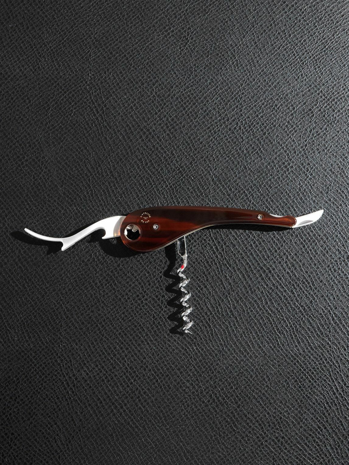 L'Atelier Du Vin - Soft Machine Nomad Dandy Tortoiseshell Acetate and Brass Corkscrew