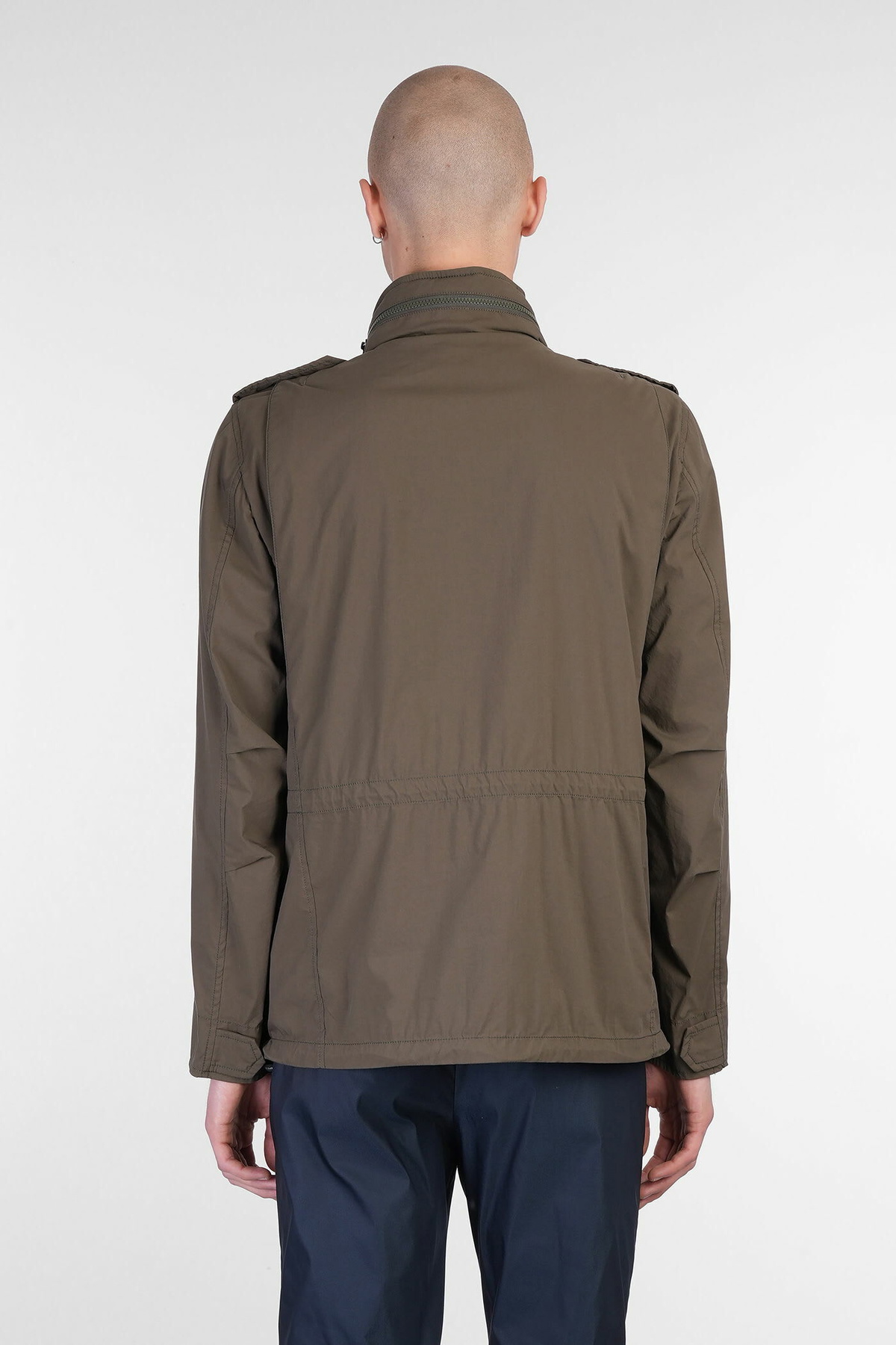 Aspesi Casual Jacket In Green Cotton