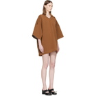 MM6 Maison Margiela Brown Neoprene Mindress