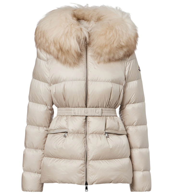 Photo: Moncler Boed shearling-trimmed down jacket