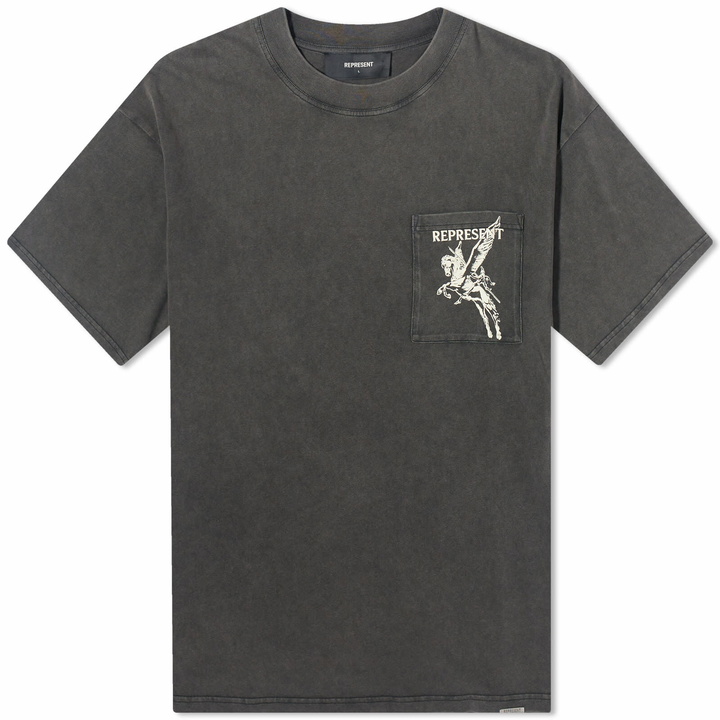 Photo: Represent Men's Power And Speed T-Shirt in Vintage Grey