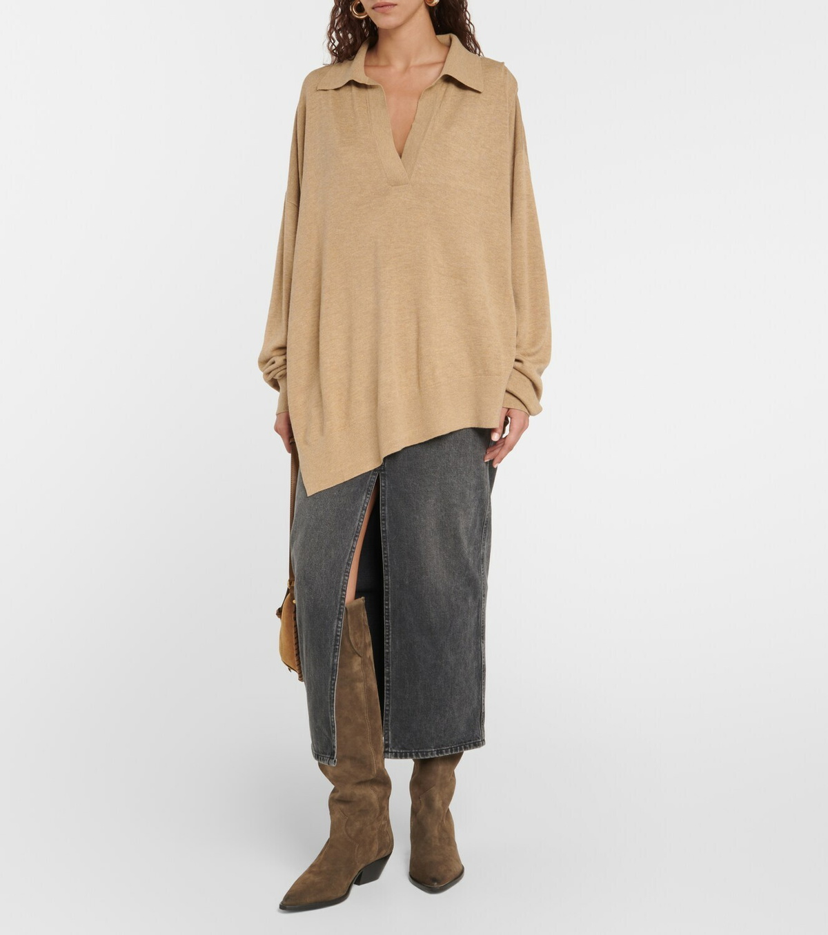 Isabel Marant Denvee suede knee-high boots