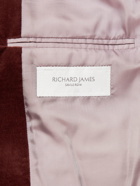 Richard James - Hyde Slim-Fit Cotton-Velvet Blazer - Pink
