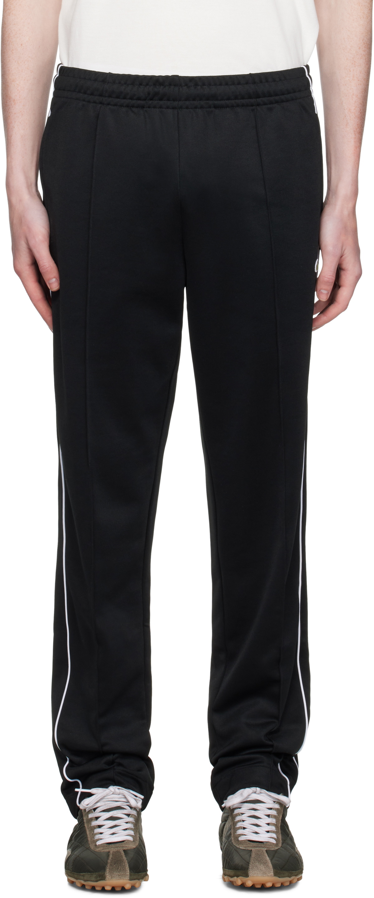 Lacoste Black Paris Piqué Sweatpants