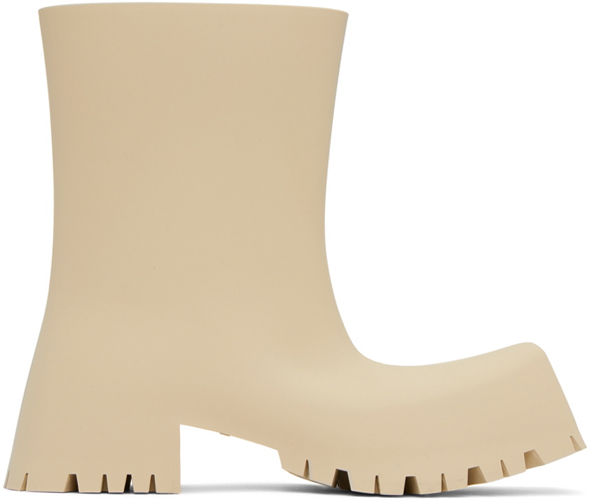 balenciaga bottes beige