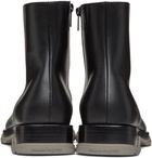 Alexander McQueen Black Half Boots