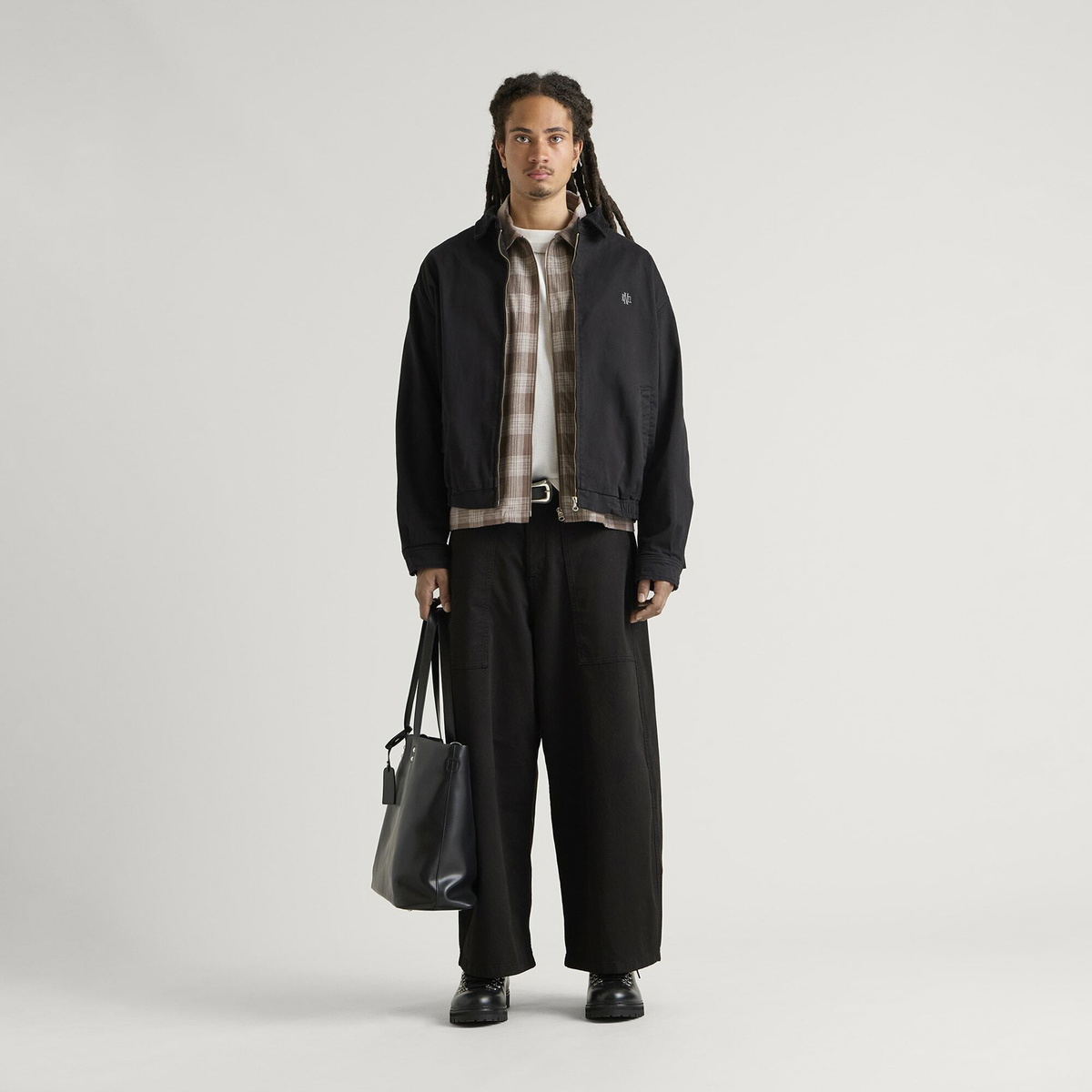 END. Men's Monogram Jacket in Cinder Black