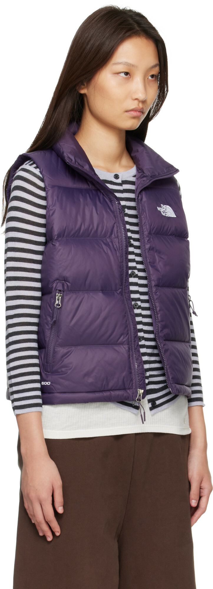 The North Face Purple Hydrenalite A-Line Down Vest