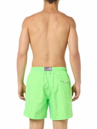 MC2 Saint Barth Man Lightweight Fabric Fluo Green Swim Shorts Lighting Pantone | Pantone® Special Edition