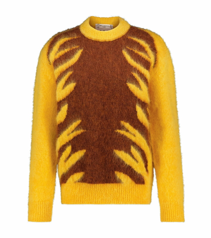 Photo: Marni - Mohair wool-blend intarsia sweater