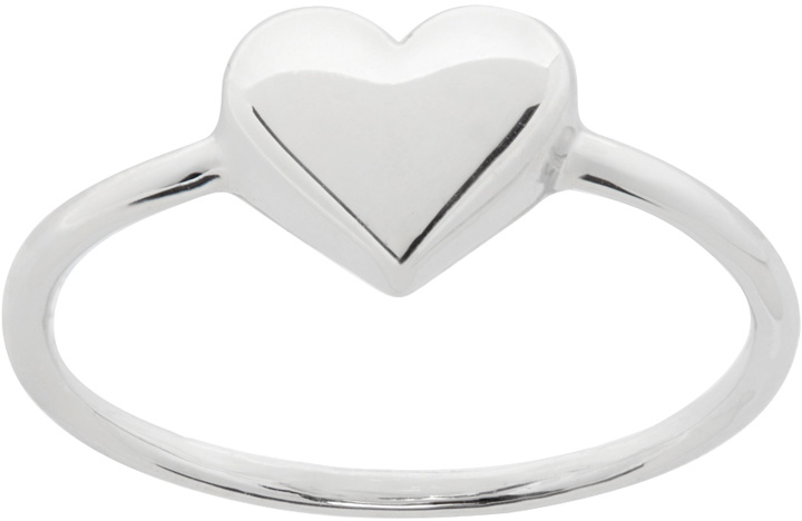 Photo: Numbering Silver Mini Heart Ring