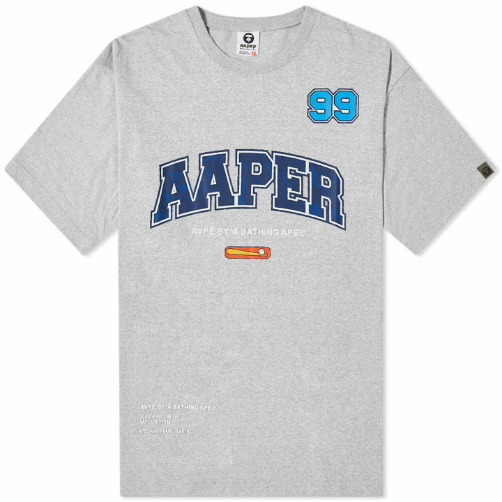 Photo: Men's AAPE x Rob Flowers Ald T-Shirt in Grey