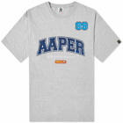 Men's AAPE x Rob Flowers Ald T-Shirt in Grey