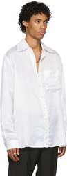 LU'U DAN White Damask Serpent Shirt