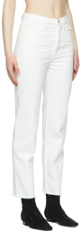 Totême White Classic Cut Jeans