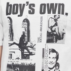 Boys Own Men's The Social Awareness Front Print T Shirt in White