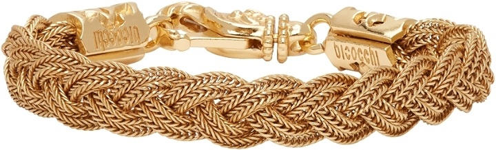 Photo: Emanuele Bicocchi Gold Flat Braided Bracelet