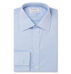 Kingsman - Turnbull & Asser Blue Double-Cuff Cotton-Twill Shirt - Blue