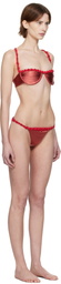 Isa Boulder SSENSE Exclusive Red Challenger Bikini