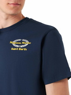 MC2 Saint Barth Man Cotton T-shirt With Magnum Marine Print | Magnum Marine Special Edition