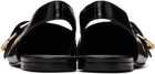 Givenchy Black Voyou Slingback Slippers