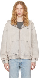 Ksubi Gray Pluto Denim Jacket